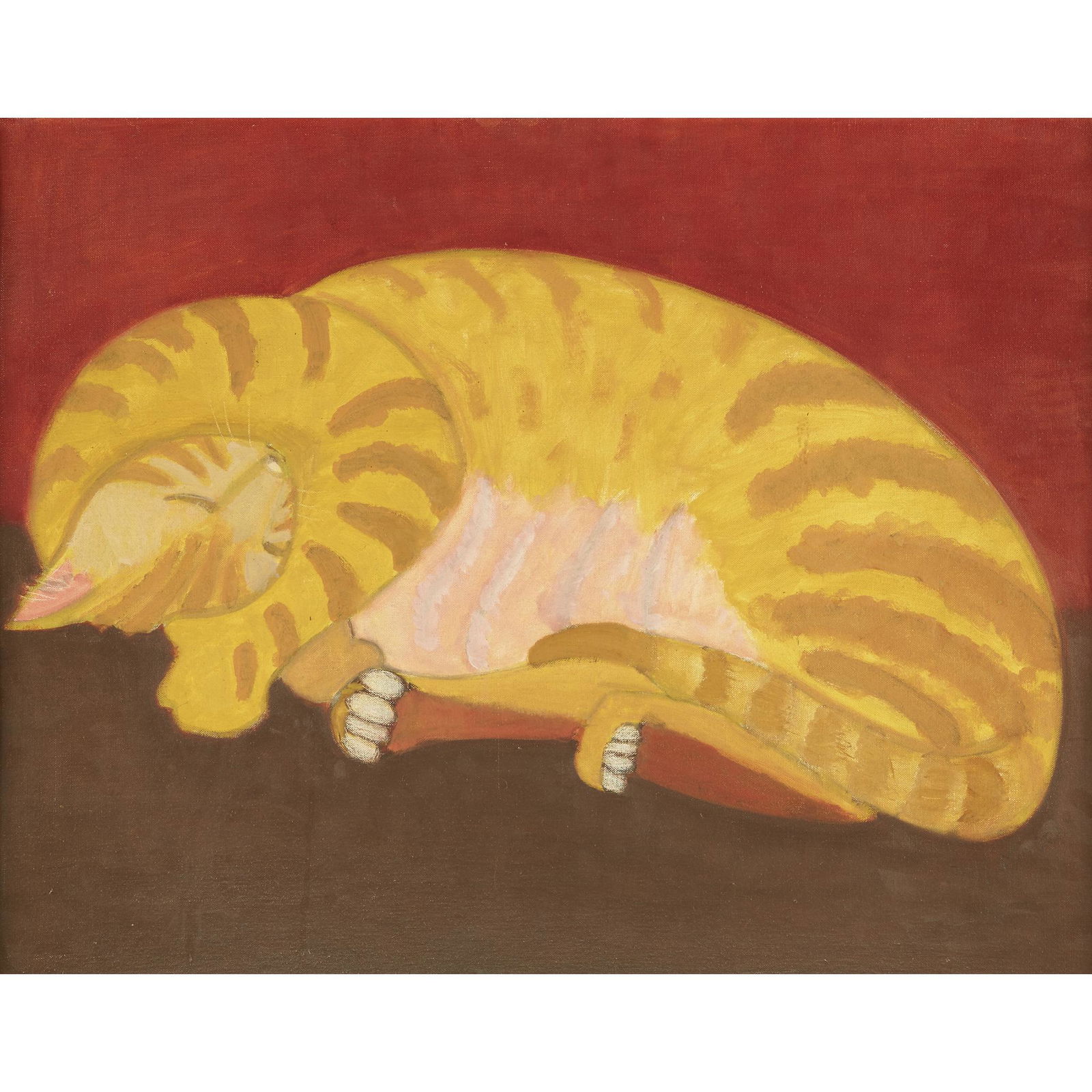 Sally Michel Avery (American, 1902-2003), Sleeping Cat (1 of 1)