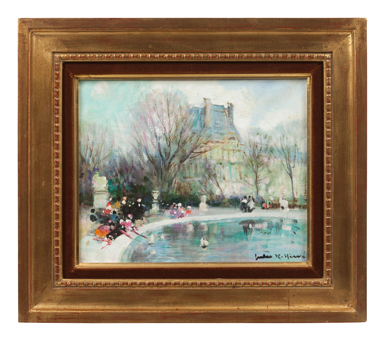 Jules Rene Herve (French, 1887-1981) Tuileries Gardens  (1 of 6)