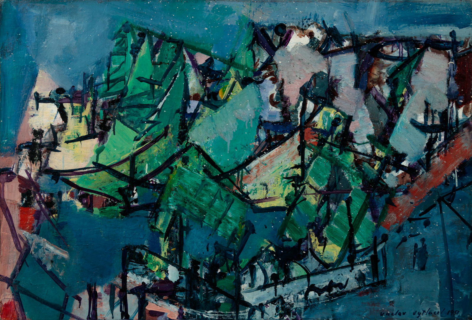 Vaclav Vytlacil (American, 1892-1984) Colorado, 1951 (1 of 3)