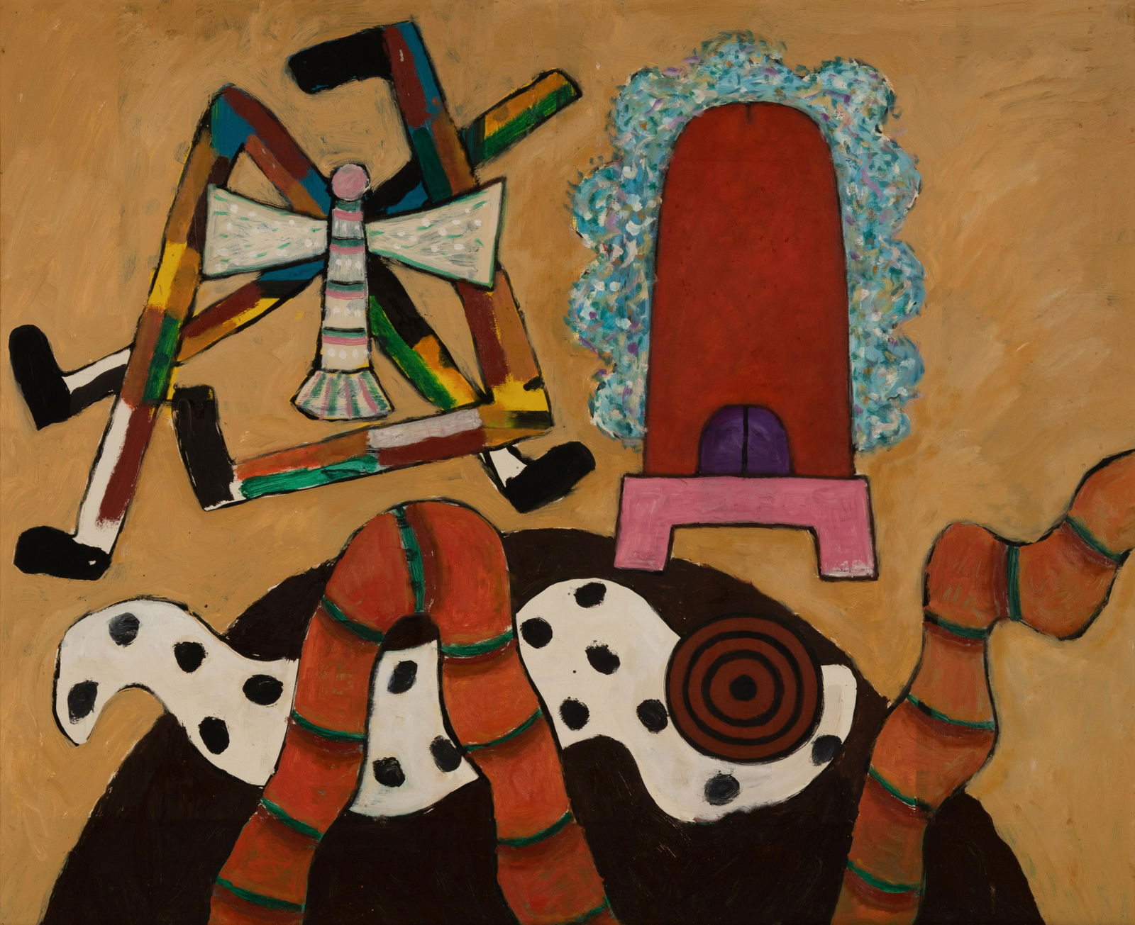 Alan Davie (Scottish, 1920-2014) Fisherman's Myth No. (1 of 4)