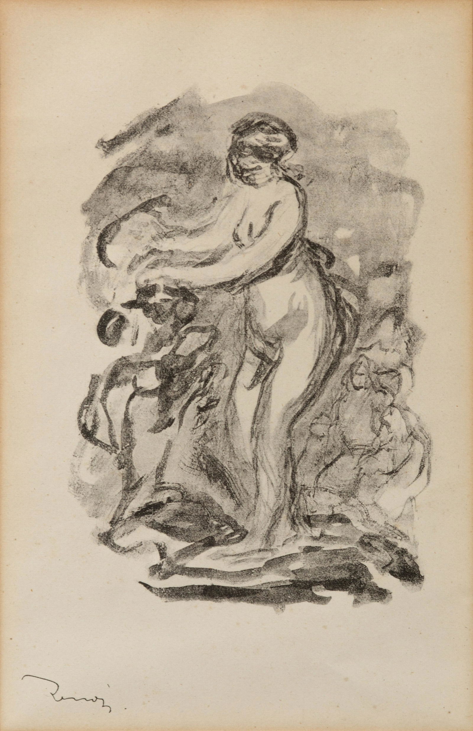 Pierre Auguste Renoir: Femme Au Corsage Rose