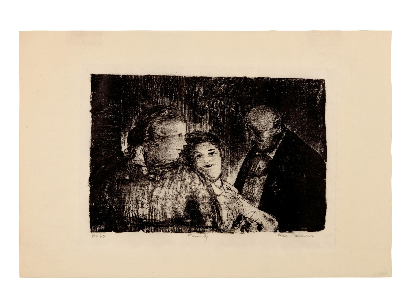 George Bellows (American, 1882-1925) Family, 1916 (1 of 3)