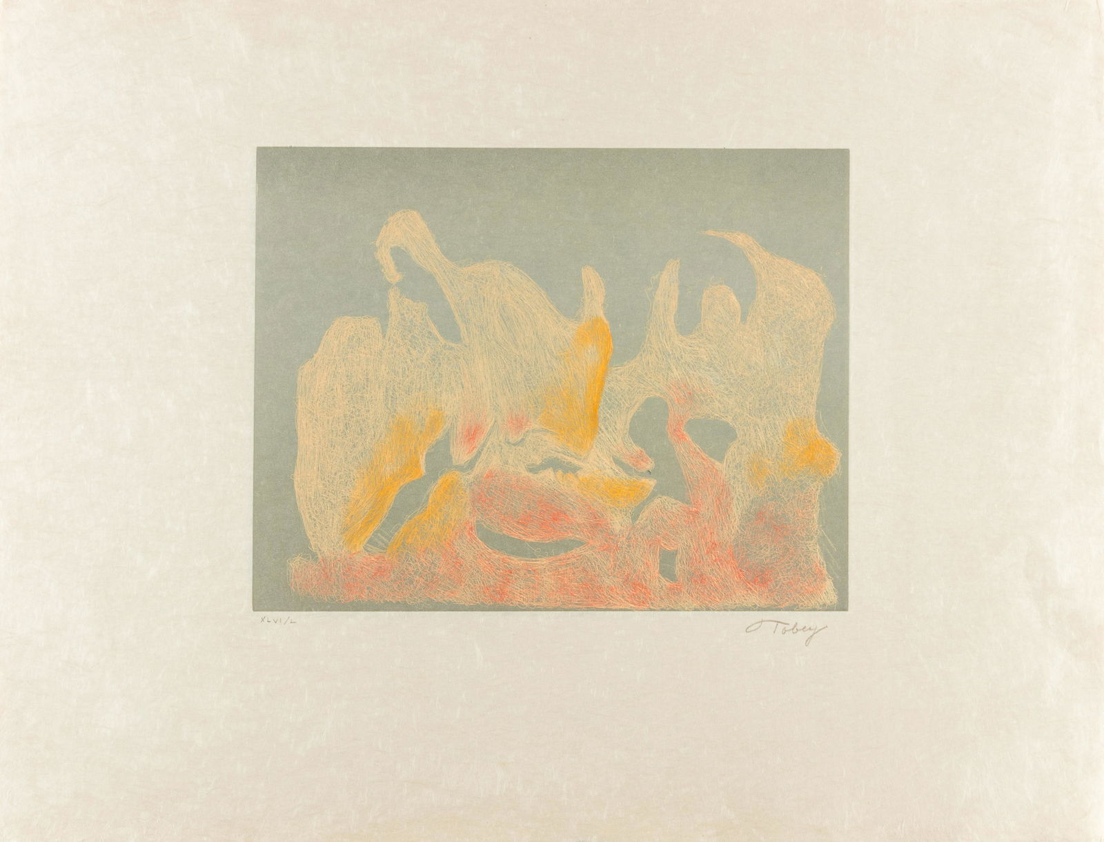 Mark Tobey (American, 1890-1976) Awakening Dawn and (1 of 3)