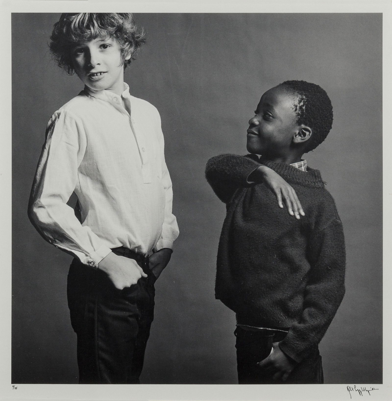 Robert Mapplethorpe (American, 1946-1989) Sebastian and (1 of 2)