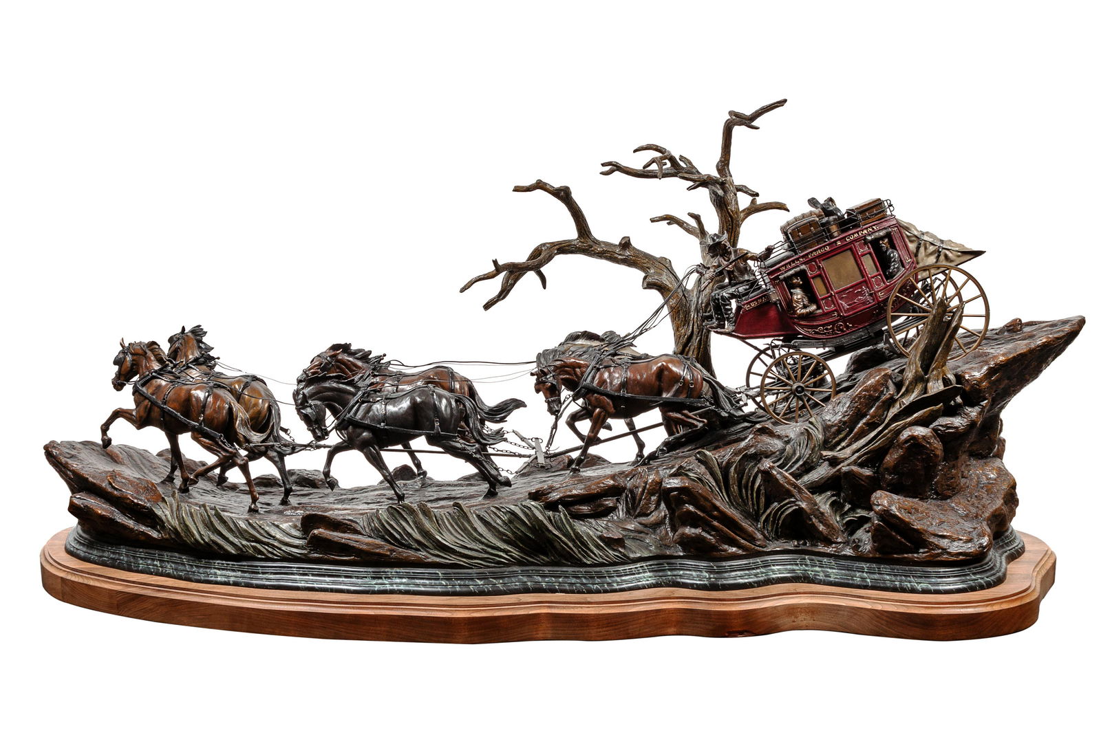 Vic Payne (American, b. 1960) Restless in Santa Fe,: Vic Payne (American, b. 1960) Restless in Santa Fe, edition 29/50, signed Vic Payne and numbered (base) overall height 36 x width 84 x depth 22 inches Property from the Collection of Ted Taub