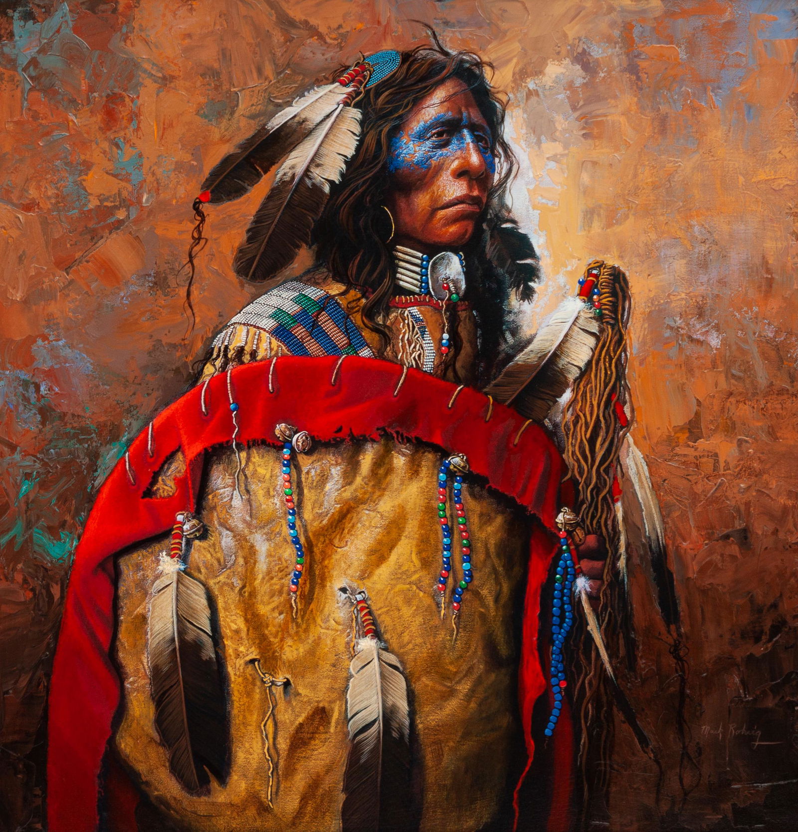 Mark Rohrig (American, b. 1955) Soul of the Wounds,: Mark Rohrig (American, b. 1955) Soul of the Wounds, edition 11/95, giclee, signed Mark Rohrig (lower right) 38 1/2 x 37 inches