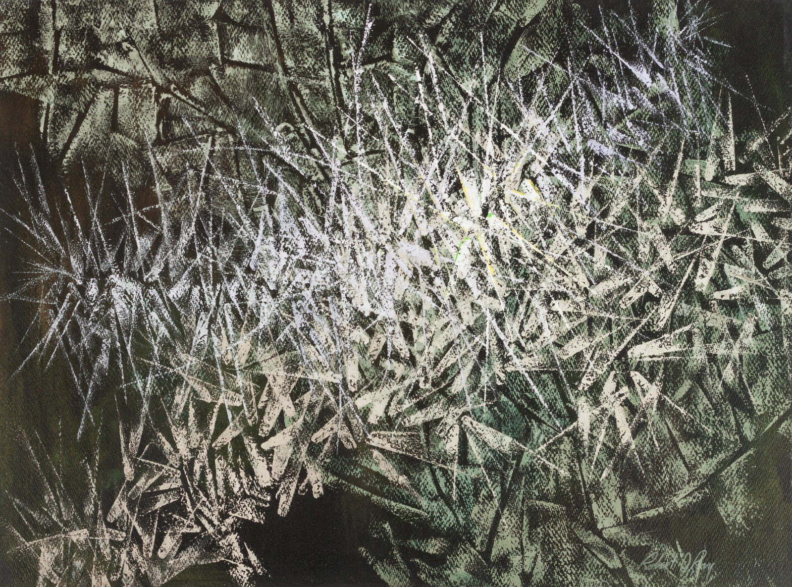 Robert Ray (American, 1924-2002) Transfiguration, 1962: Robert Ray (American, 1924-2002) Transfiguration, 1962, oil on board, signed Robert D. Ray (lower right) 18 x 24 inches Property from an Important Private Collection of Modernist West Art
