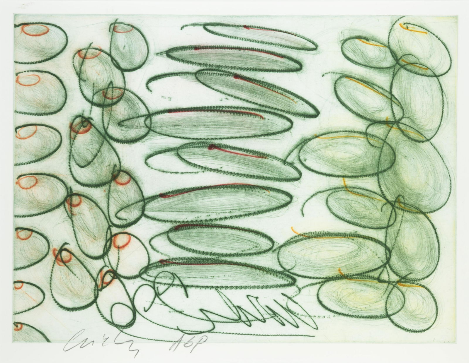 Dale Chihuly (American, b. 1941) Untitled Study (1 of 3)