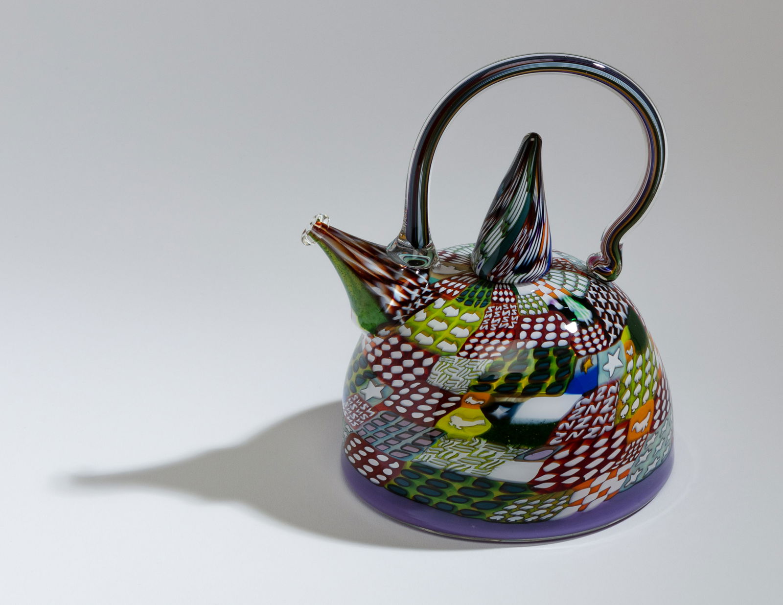Richard Marquis (American, b. 1945) Crazy Quilt Teapot (1 of 3)