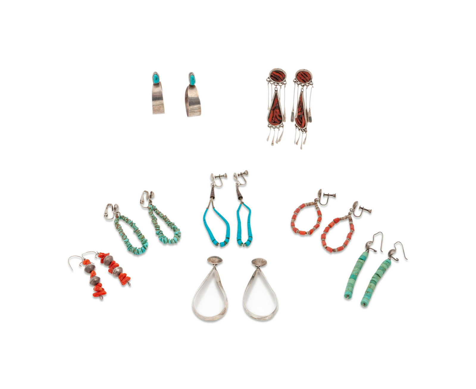 Group of Southwestern Earrings (1 of 3)