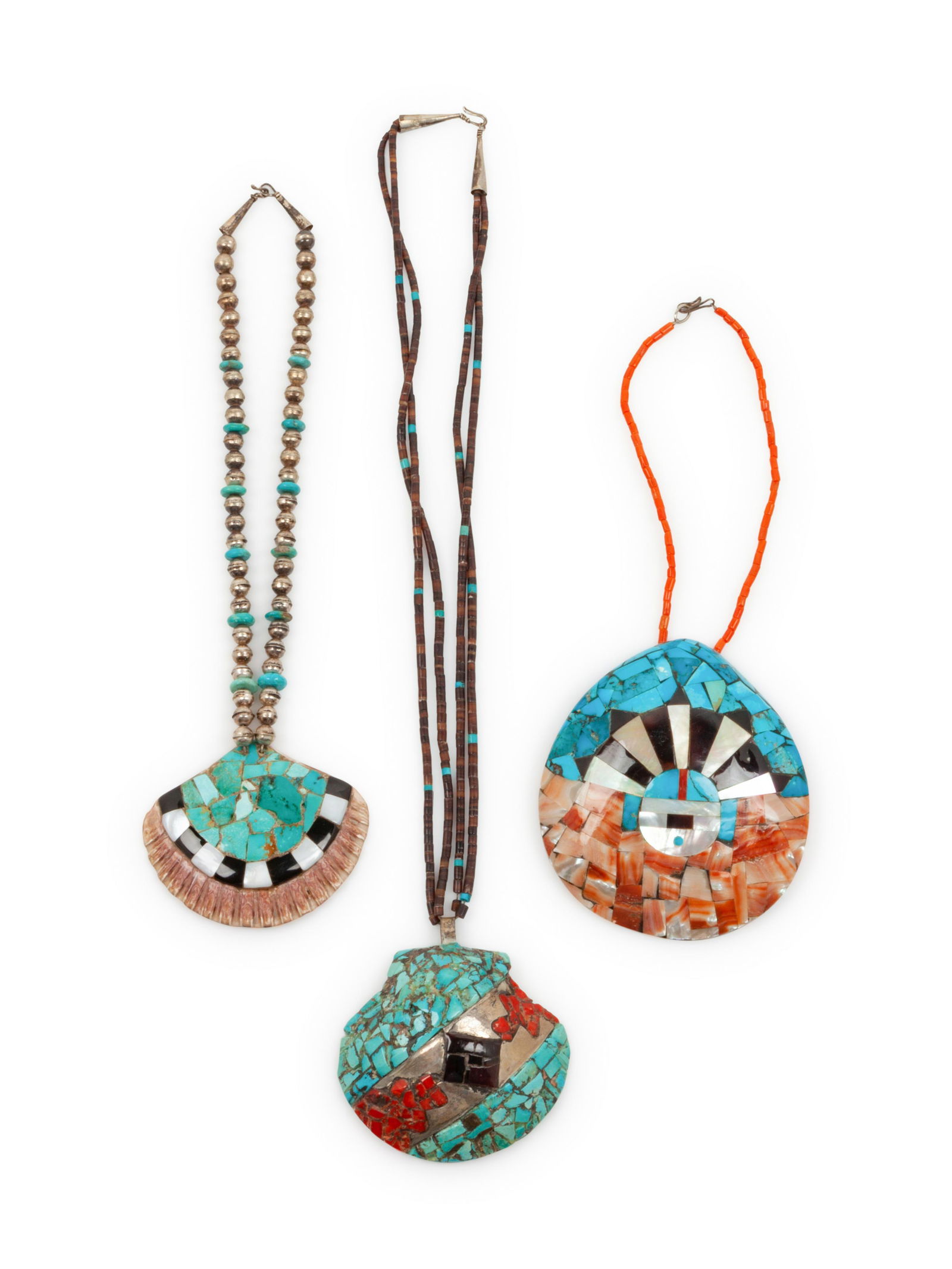 Pueblo Inlaid Shell Necklaces (1 of 1)