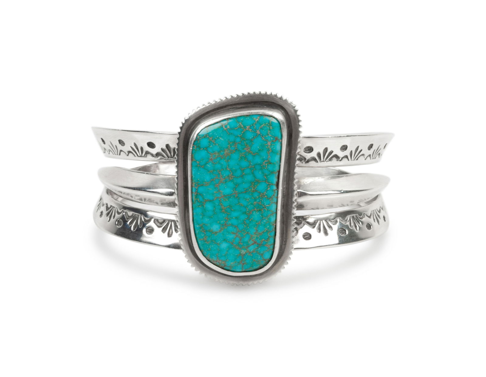 Cody Sanderson (DINE, b. 1964) Sterling Silver and Lone (1 of 2)