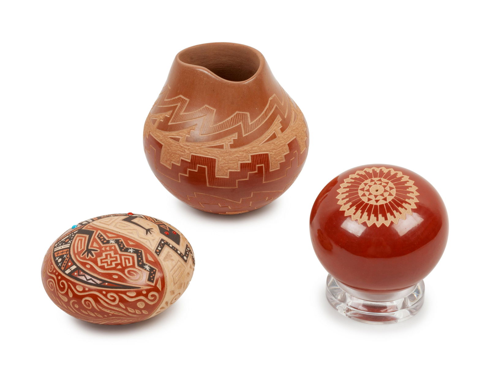 Polly Rose Folwell (SANTA CLARA, B. 1962) Sgraffito (1 of 2)