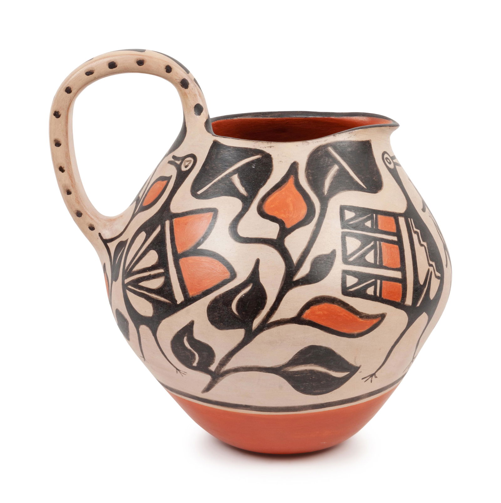 Paulita Pacheco (KEWA, B. 1943) Polychrome Pottery (1 of 2)