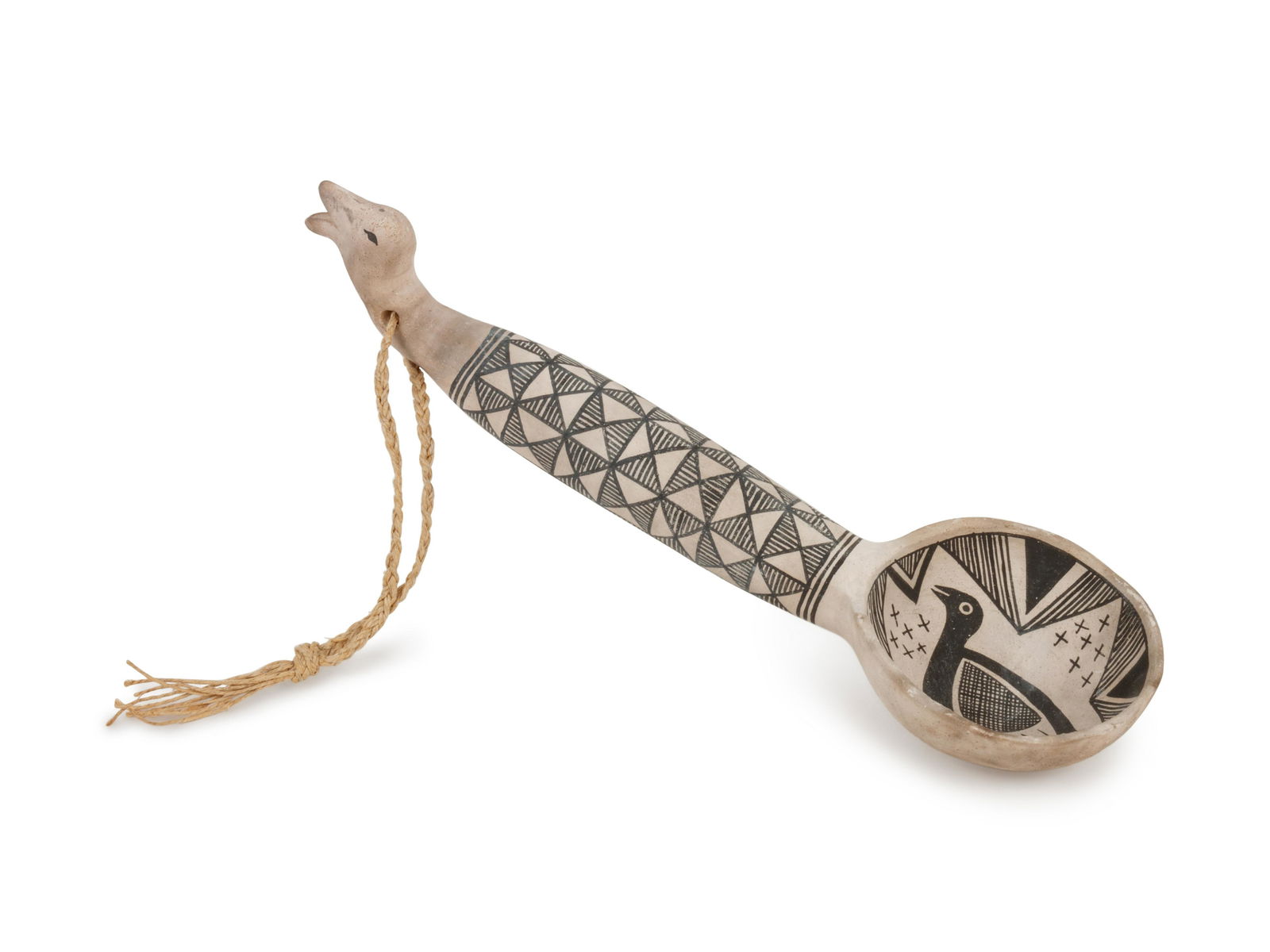 Michael Kanteena (LAGUNA, B. 1959) Pottery Ladle with (1 of 1)