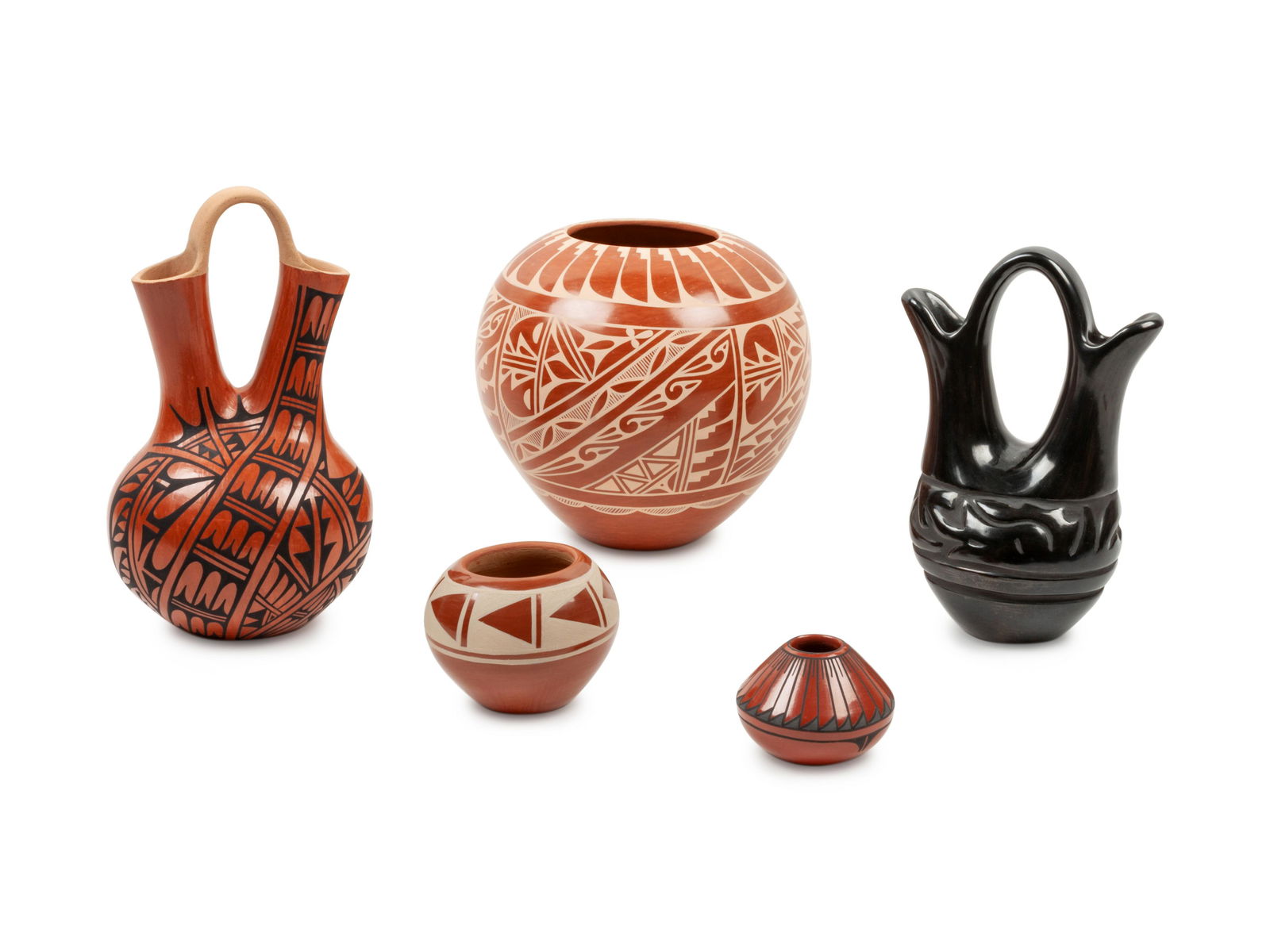 Pueblo Pottery Vessels largest height 8 x diameter 7 1 (1 of 1)