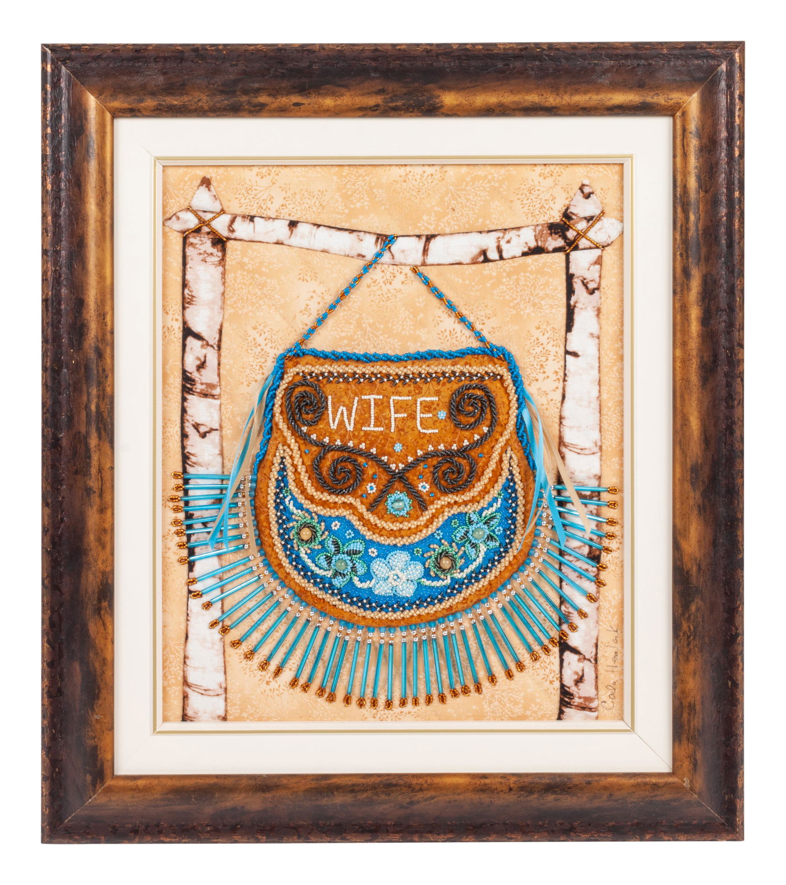 Carla Hemlock (MOHAWK, 20TH CENTURY) Beaded Purse (1 of 1)