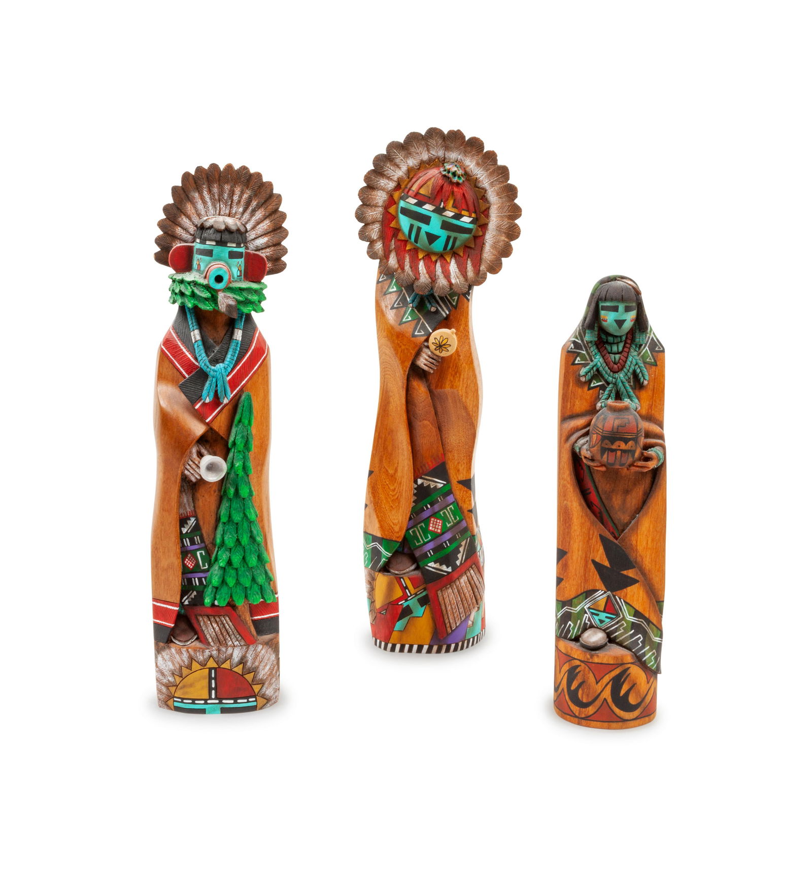 Burt Poley Three Kachinas (1 of 1)