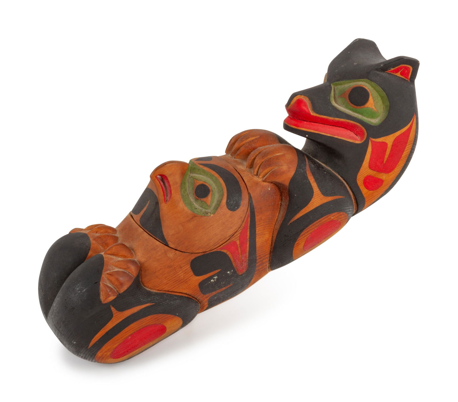 Doug Lafortune  (COAST SALISH, b. 1953) Carved Sea (1 of 3)