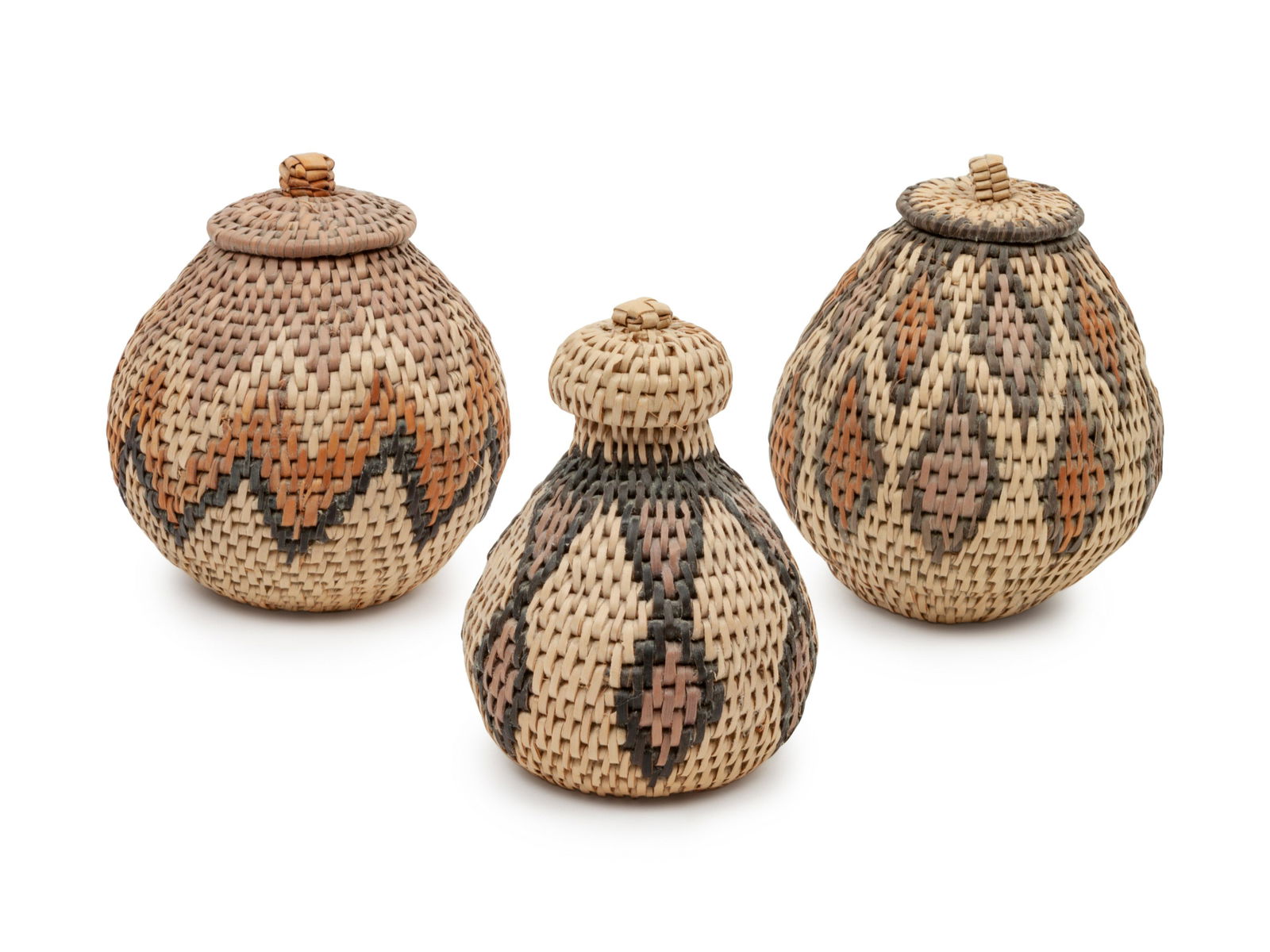 African Baskets largest height 6 x diameter 4 1/2 (1 of 1)