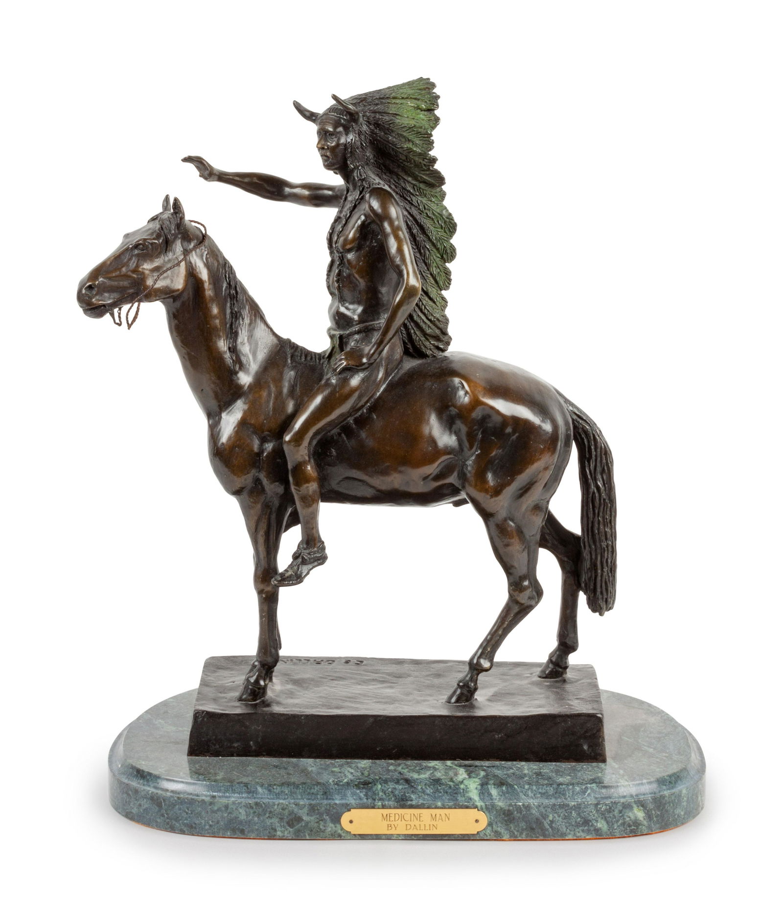 Cyrus Dallin (French/American, 1861-1944) Medicine Man (1 of 2)