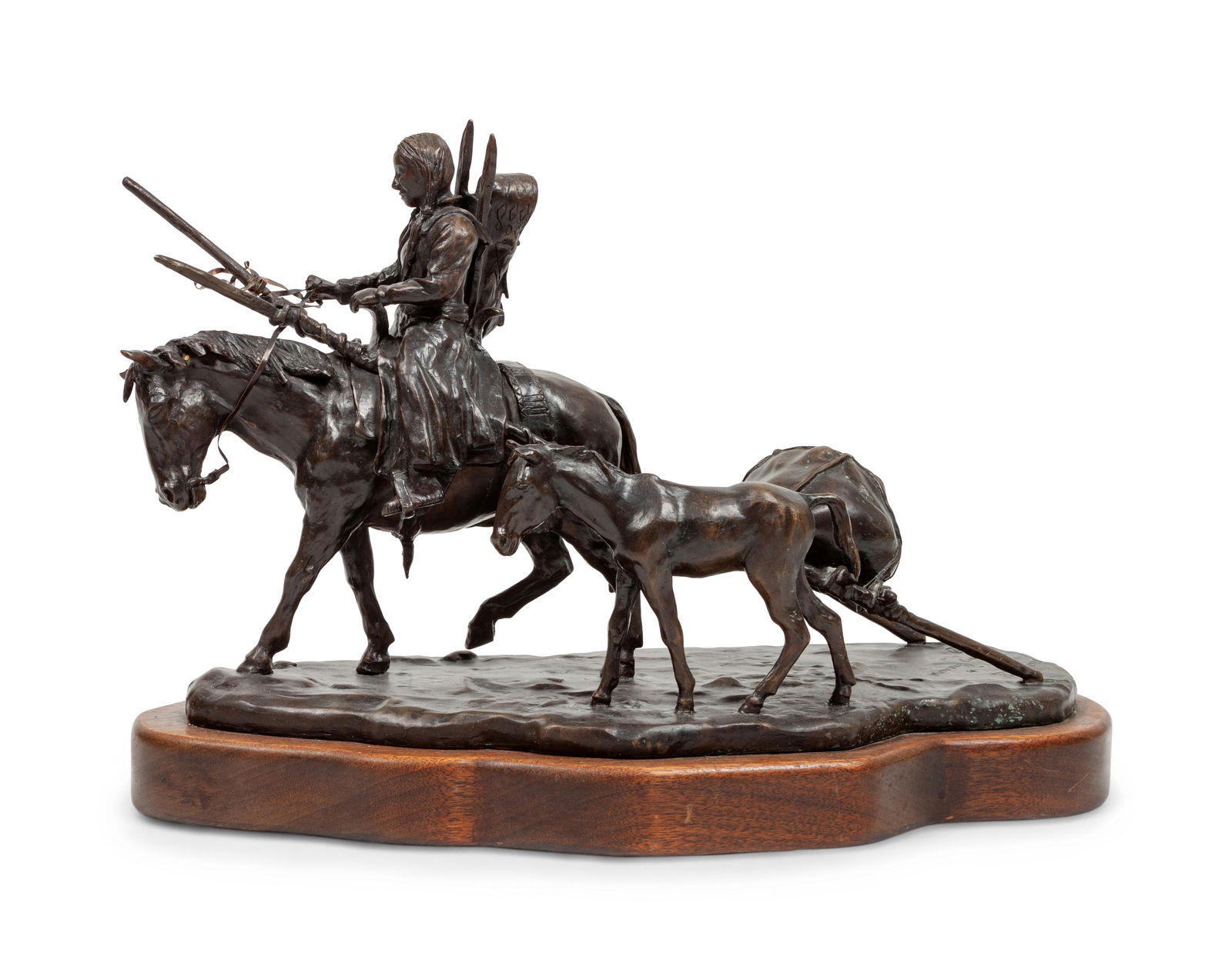 Jack D. Woods (American, 1930-2011) Packing Up Camp, (1 of 2)