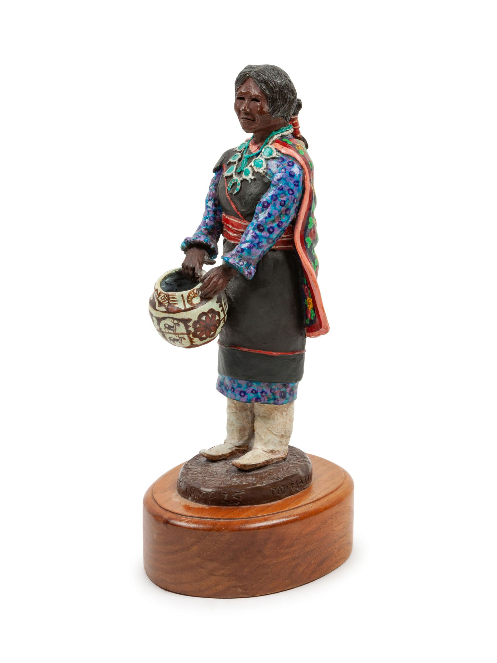 Pat Mathieson (American, b. 1934) Zuni Woman, edition (1 of 2)