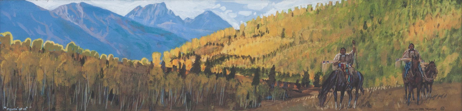 Merlin Little Thunder (Cheyenne, b. 1956) Moving Up 10 (1 of 1)