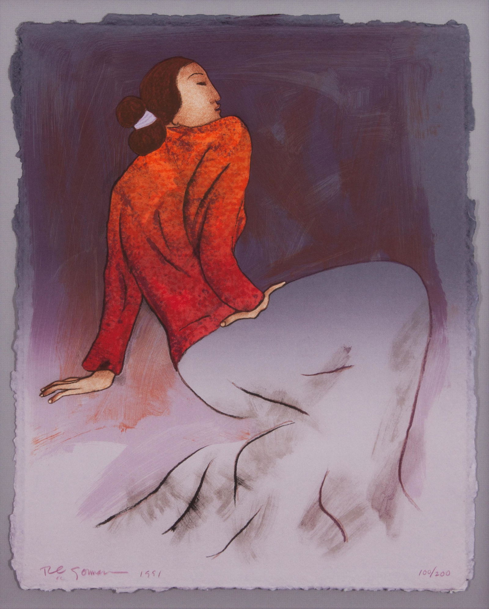 R.C. Gorman (Dine, 1932-2005) Myra, edition 100/200, (1 of 1)