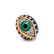 SURREALIST, DIAMOND AND ENAMEL EYE RING