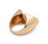 MODERNIST, YELLOW GOLD RING - 3