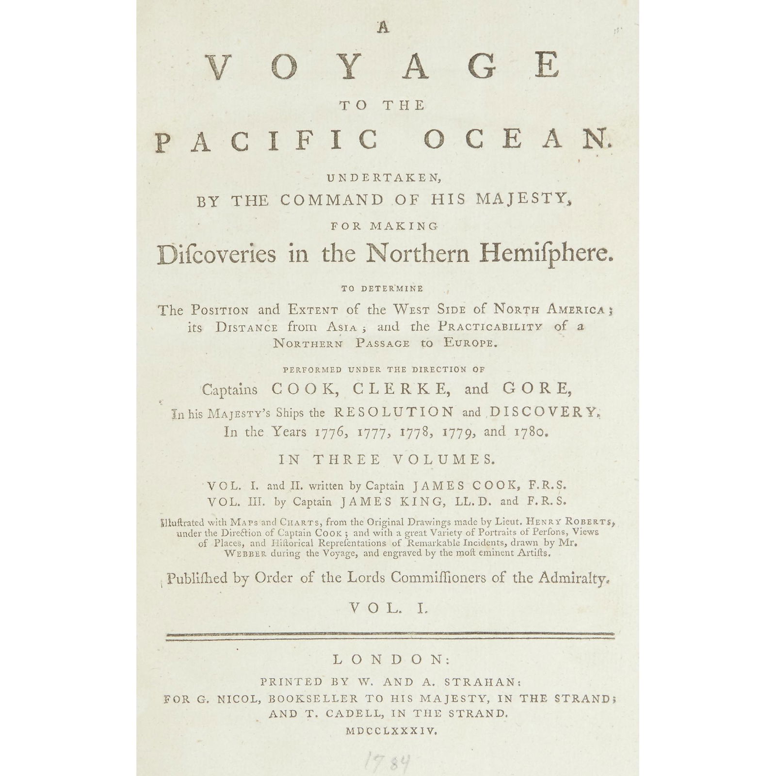 [Travel & Exploration] Cook, Captain James, A Voyage to (1 of 1)