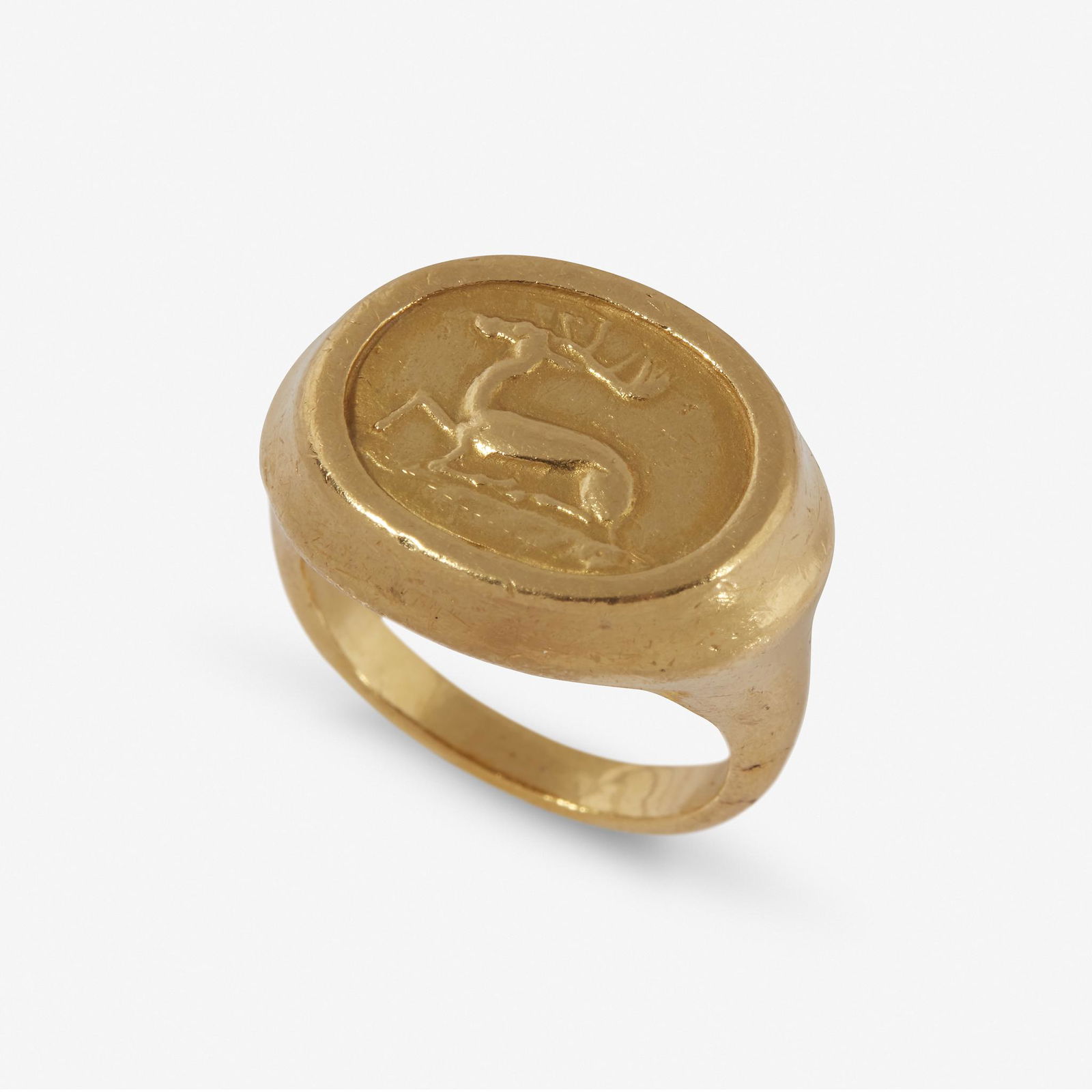A twenty-two karat gold cameo ring, Helen Woodhull, (1 of 2)