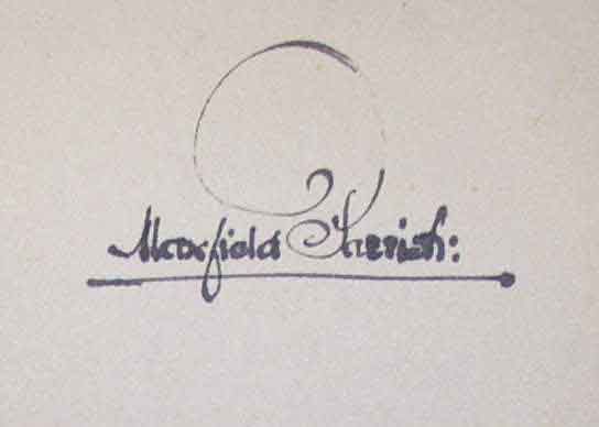 1 vol. (Maxfield Parrish Signed.) Bennett, Arnold: 1 vol. (Maxfield Parrish Signed.) Bennett, Arnold. Buried Alive. New York, n.d. [ca. 1925]. The Novels of Arnold Bennett. 12mo, orig. maroon cloth, gilt; light to moderate wear. Maxfield Parrish's cop
