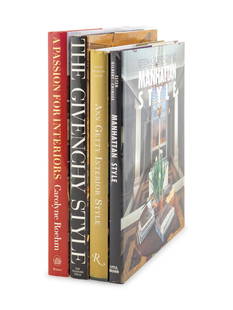 [Interior Design]Four Hardcover Books On Interior: [Interior Design]Four Hardcover Books On Interior Design Style 20TH/21ST CENTURY comprising: A Passion for Interiors, Carolyn Roehm, 2011; The Givenchy Style, Francoise Mohrt, 1998; Ann Getty Inte