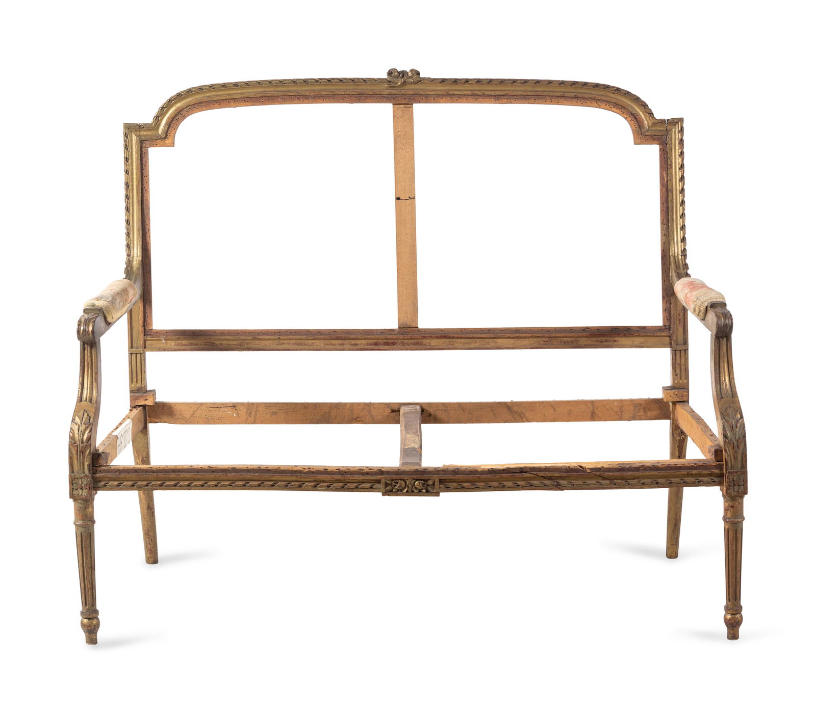 A Louis XVI Giltwood Settee Frame (1 of 2)