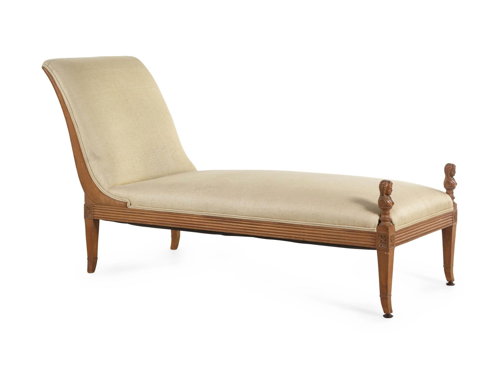 An Italian Style Carved Chaise Longue (1 of 3)