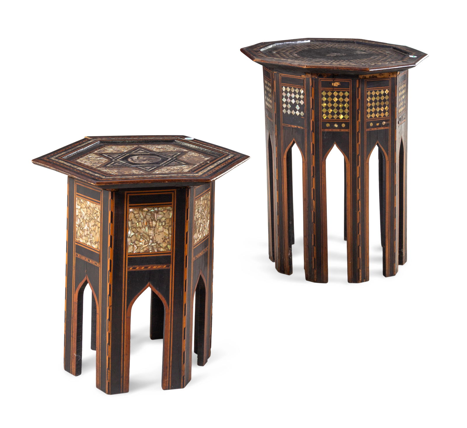 Two Ottoman Mother-of-Pearl Inlaid Tables (1 of 2)