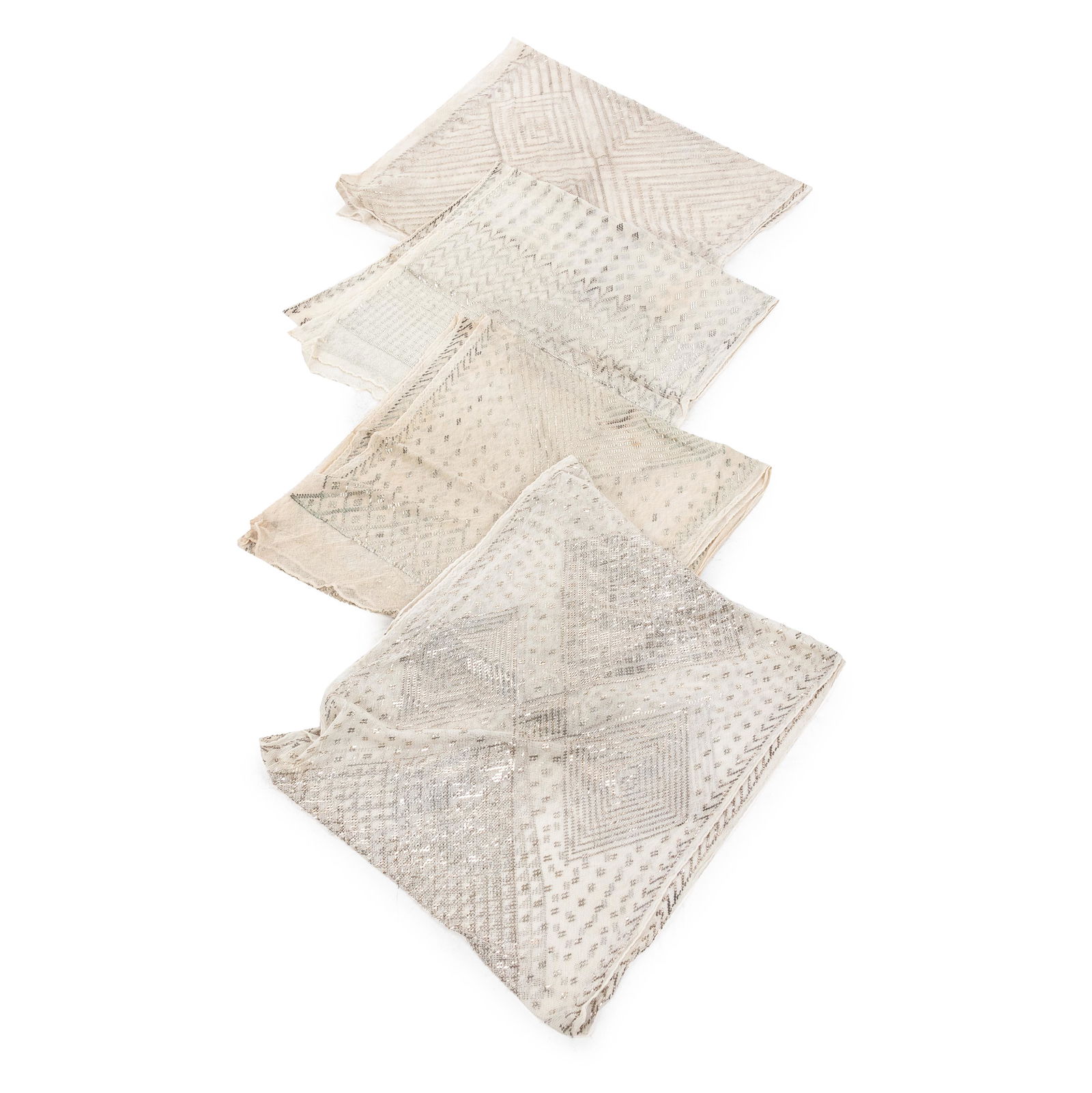 Four Egyptian Assuit Shawls (1 of 2)