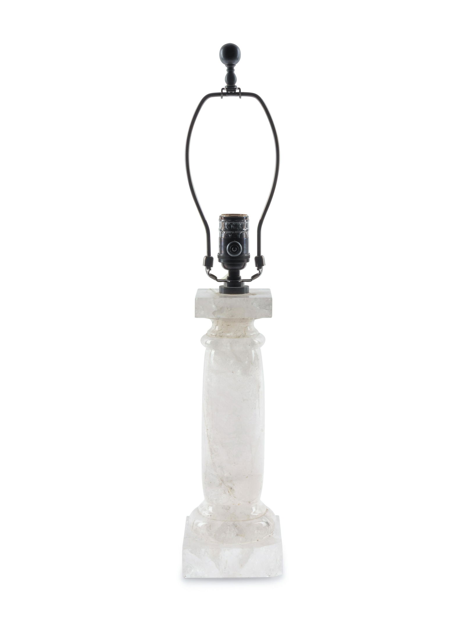 A Rock Crystal Columnar Table Lamp (1 of 3)