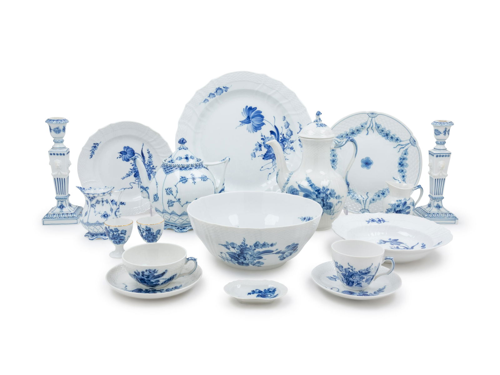 A Royal Copenhagen Porcelain Dinner and Tea Service (1 of 2)