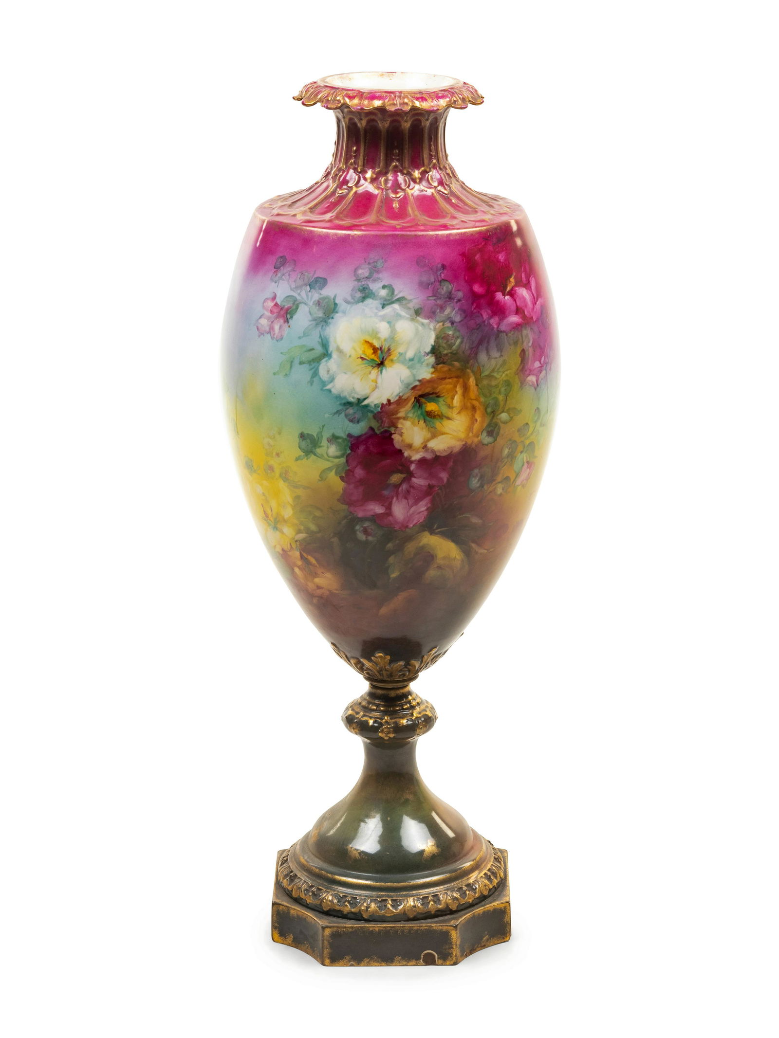 A Royal Bonn Painted Pottery Urn (1 of 2)