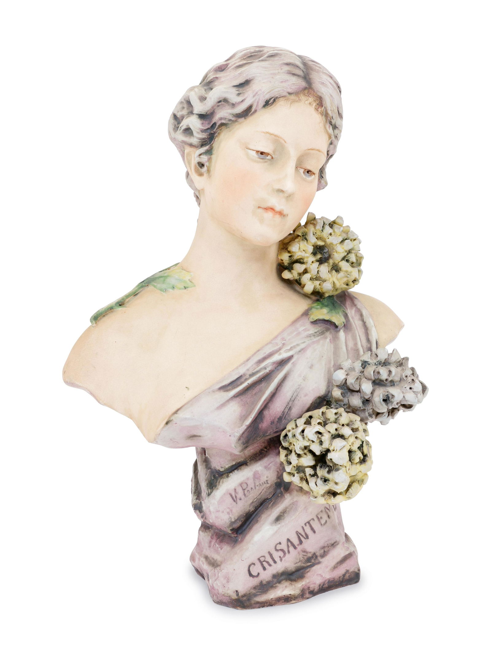 An Austrian Pottery Amphora Bust (1 of 3)