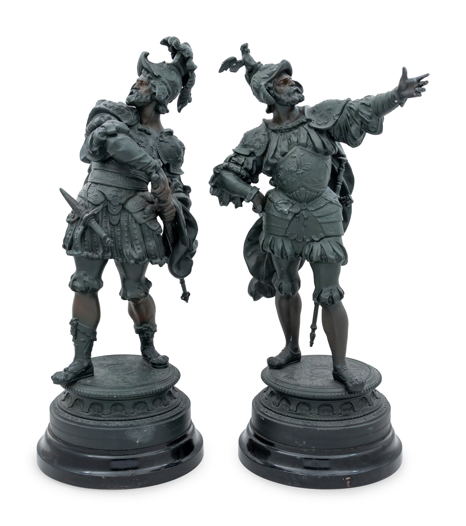 A Pair of Continental Cast Metal Figures (1 of 2)
