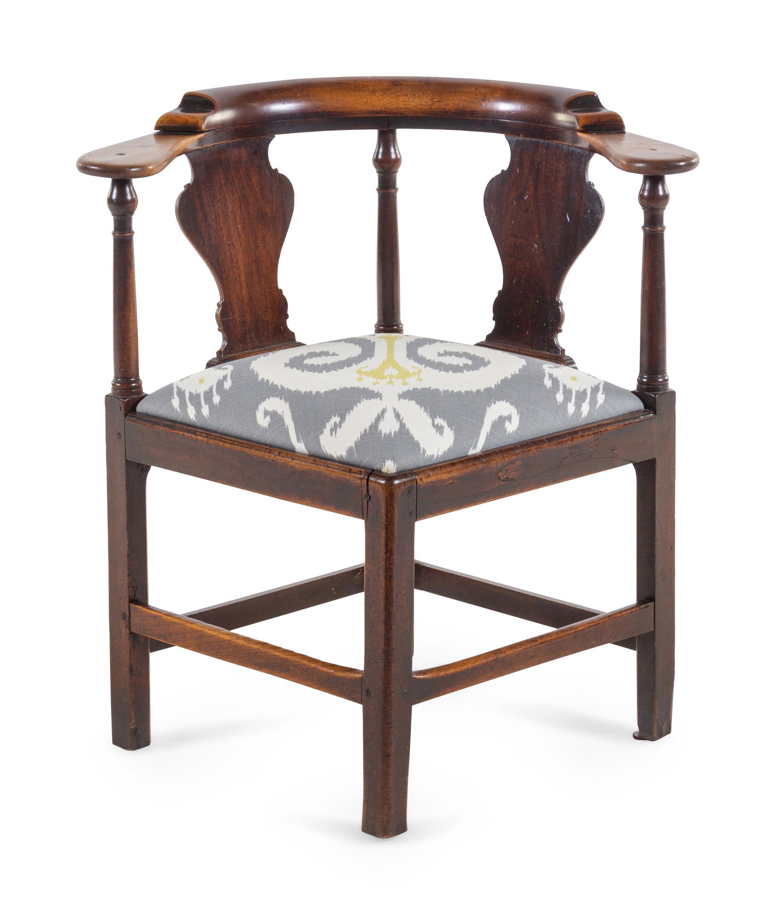 A George III Mahogany Corner Chair (1 of 2)