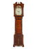 A George III Oak and Mahogany Tall Case Clock