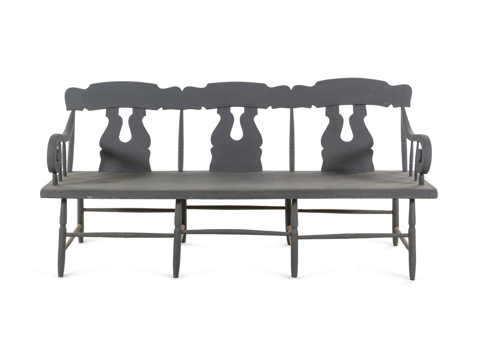 A Late Federal Painted Bench (1 of 2)