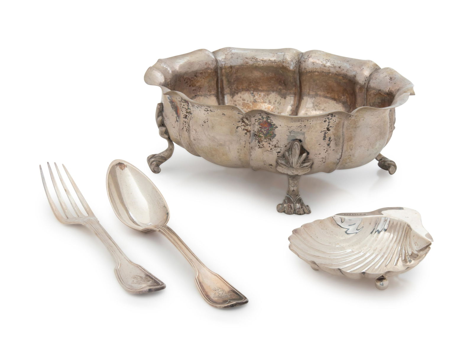 Four English and Continental Silver Articles (1 of 1)