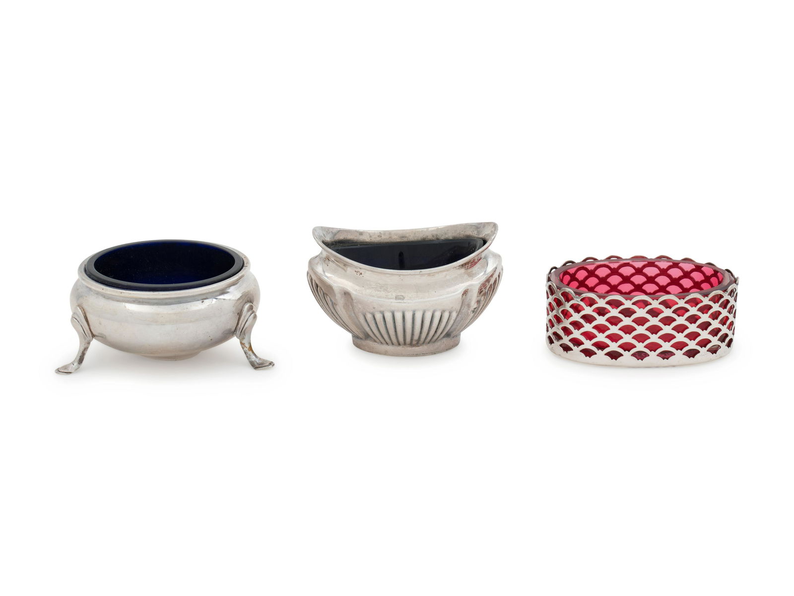 Twenty-Four English and American Glass-Lined Silver (1 of 3)