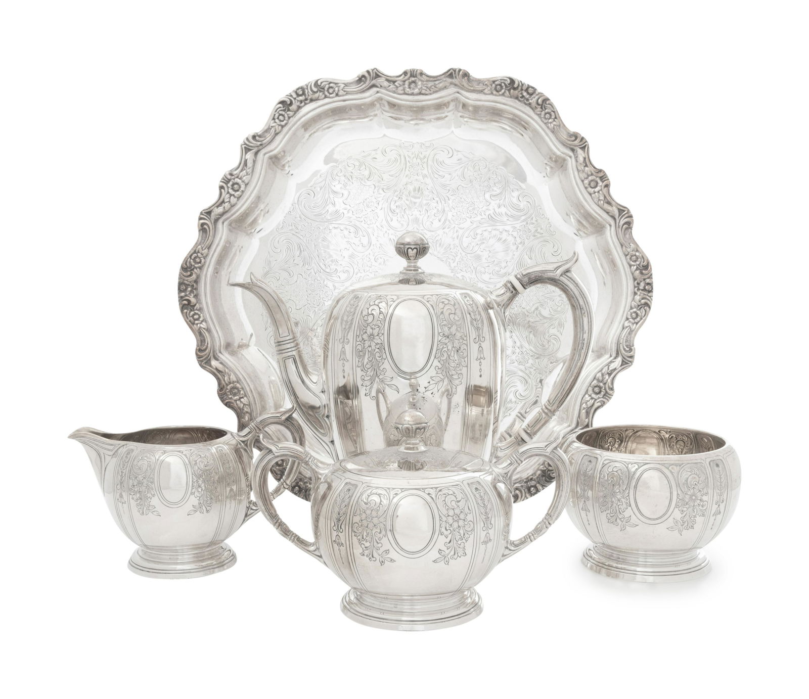 An American Silver Tea Service (1 of 2)